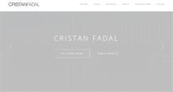 Desktop Screenshot of cristanfadal.com