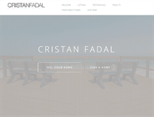 Tablet Screenshot of cristanfadal.com